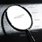 Oval frame badminton racket